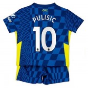 Chelsea Børn Fodboldtrøjer 2021-22 Christian Pulisic 10 Hjemmetrøje